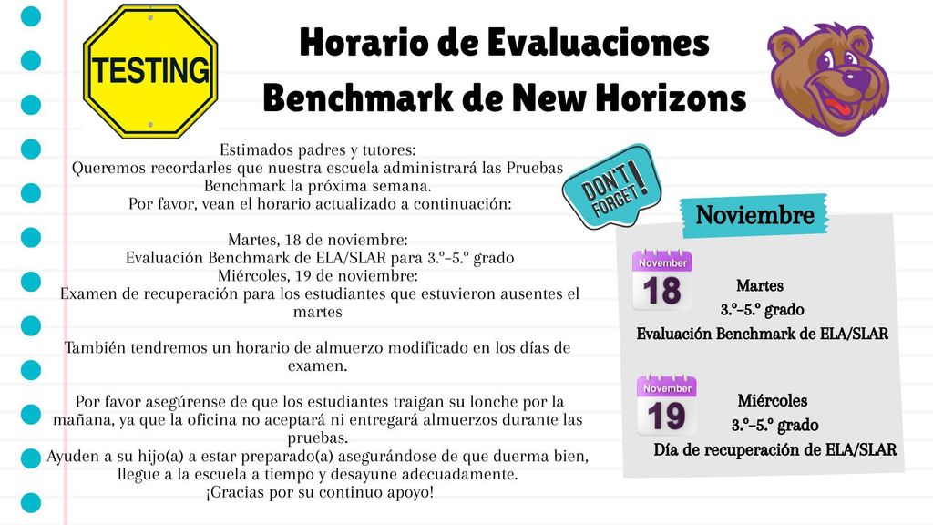 Evaluaciones