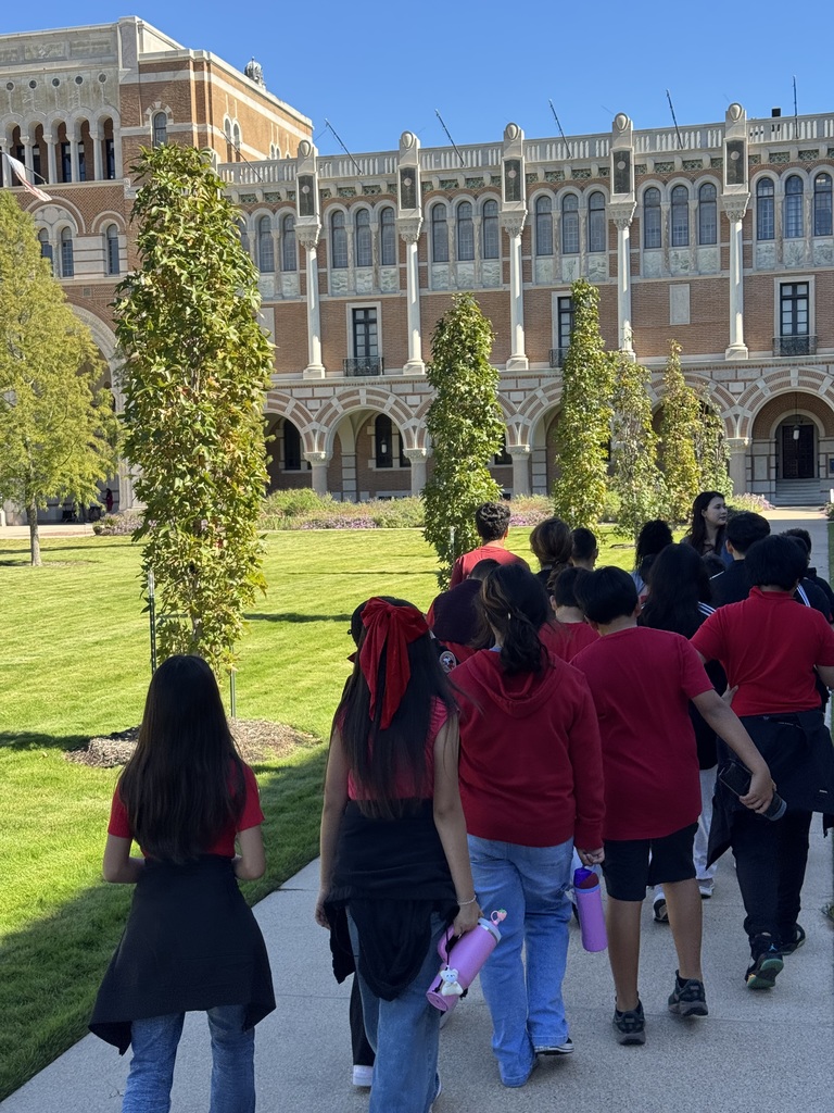 Rice University field trip 5th grade students