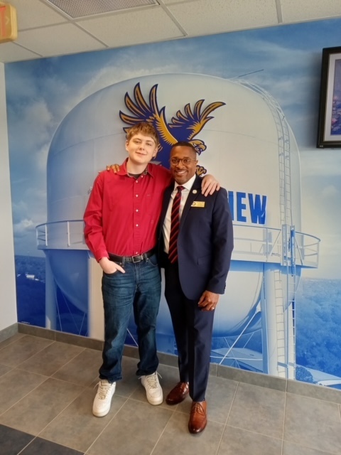 student and superintendent