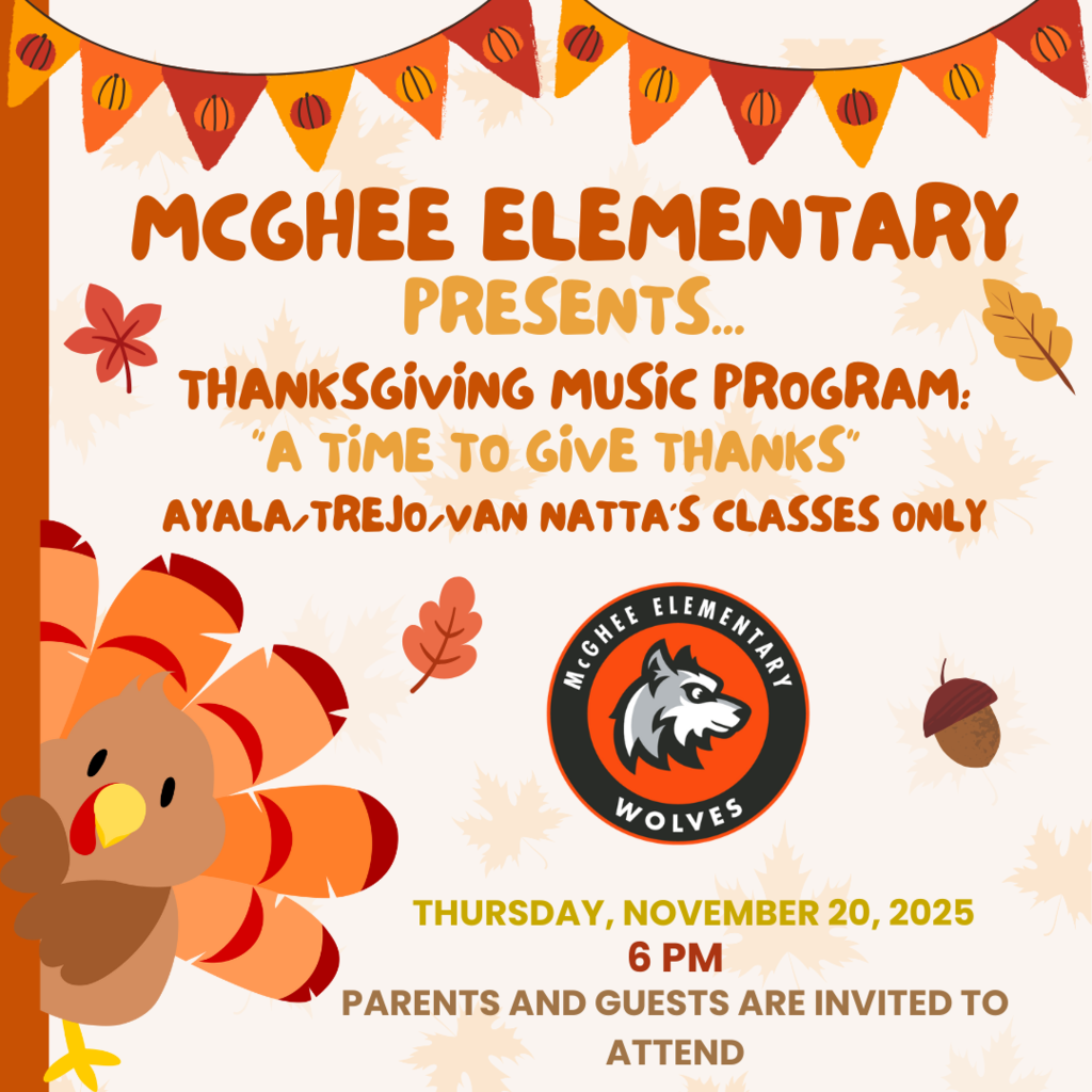 Fall program flyer for Nov 20th at 6pm