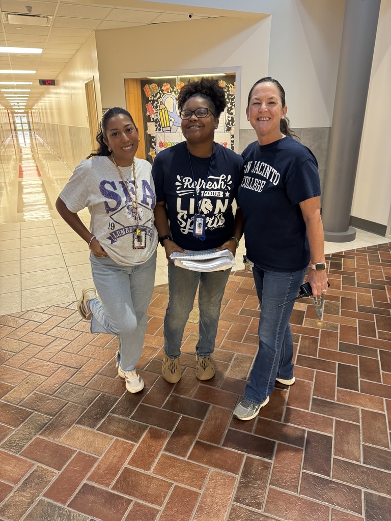 Teachers in college shirts