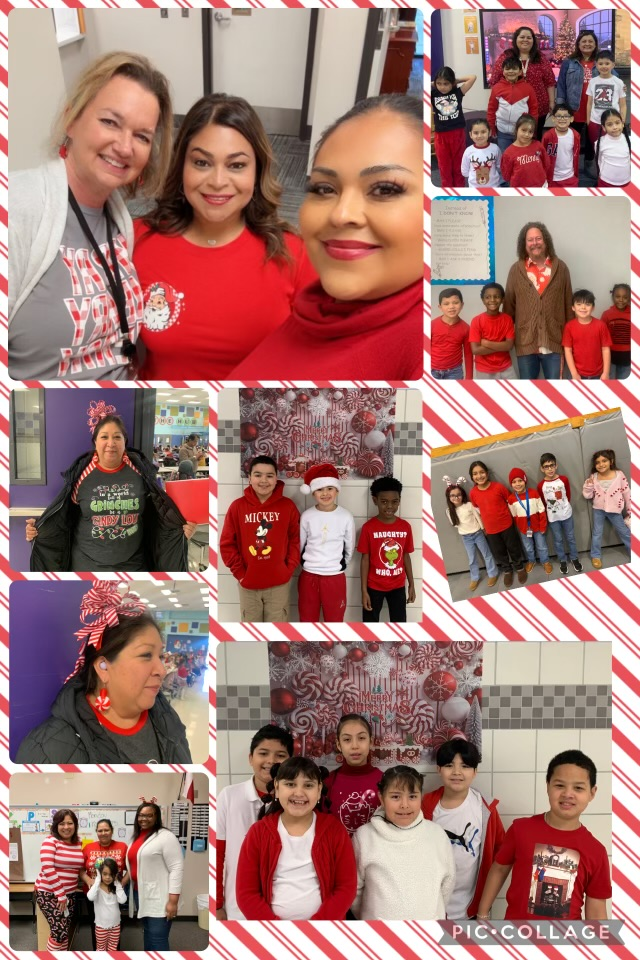 Ten Days of Christmas: Day 6 - Wear RED and WHITE