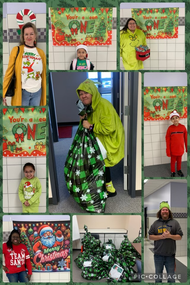 Ten Days of Christmas: Day 9 - Wear Santa or Grinch Gear