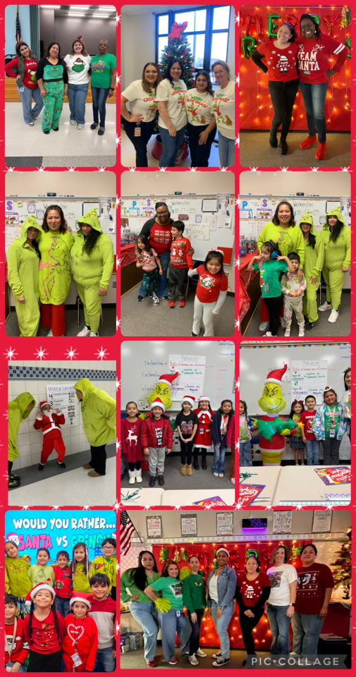 Ten Days of Christmas: Day 9 - Wear Santa or Grinch Gear