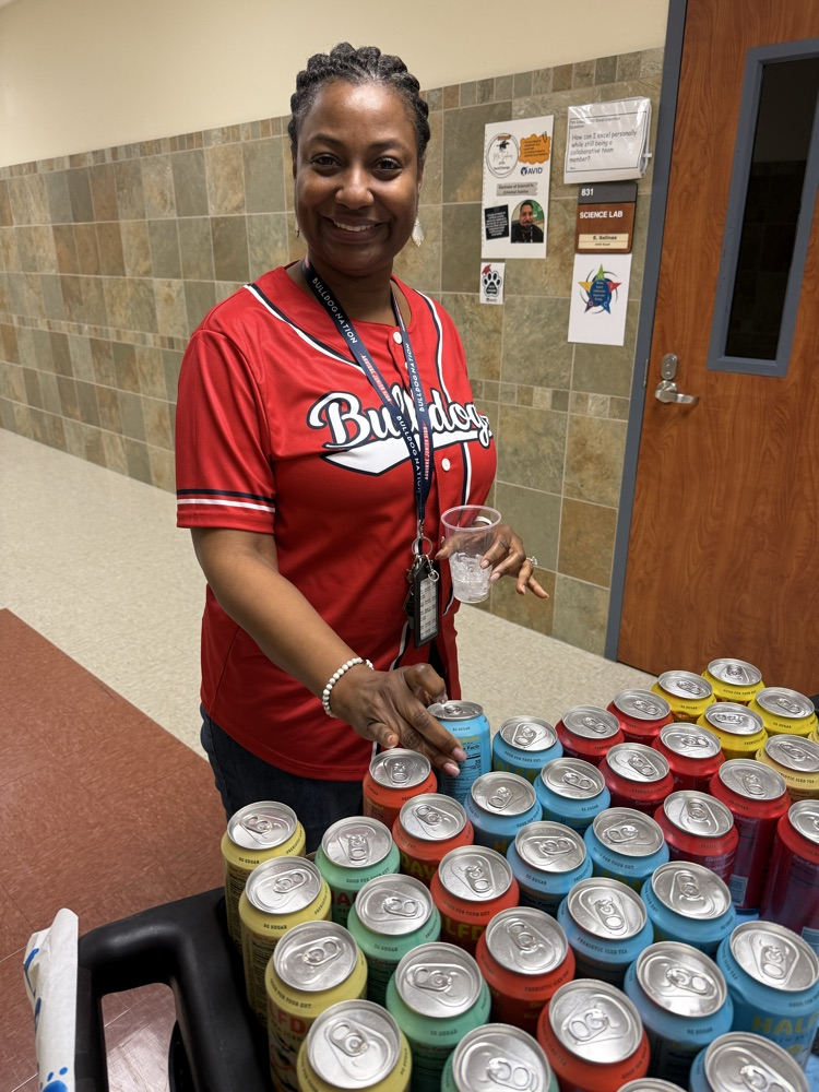 counselor getting her tea