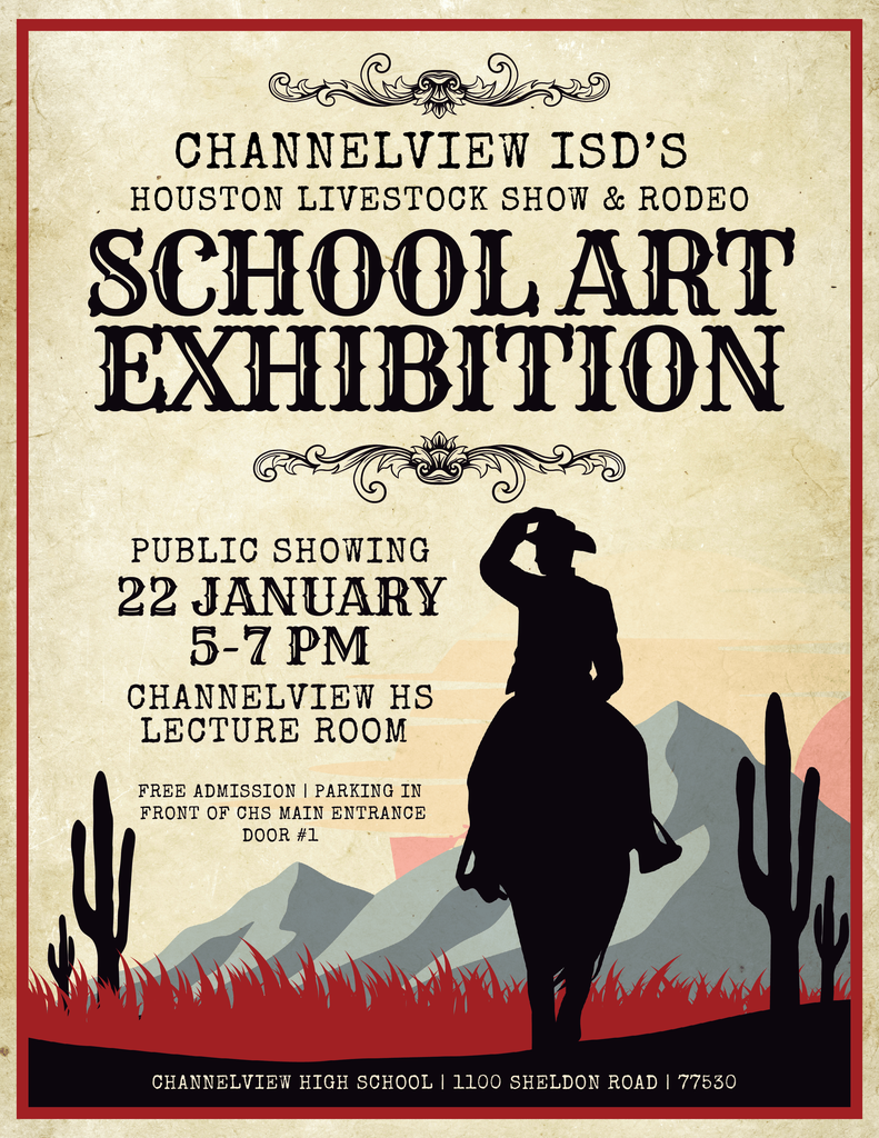 School Art Exhibition flyer