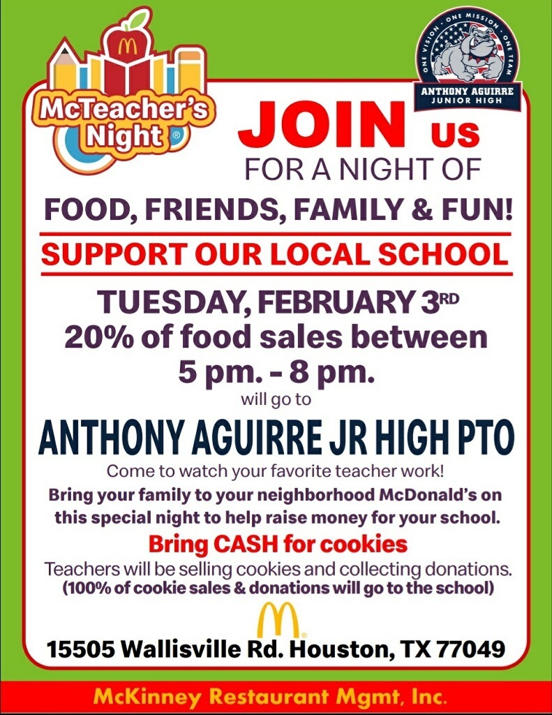 MCD Teacher Night - English