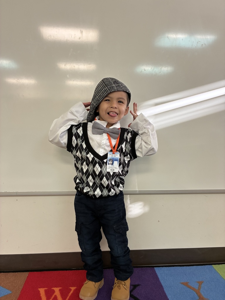 Students dressed up as 100 years old for 100 days of school