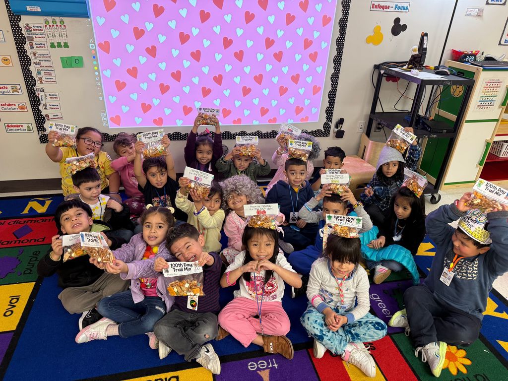 Students and Staff up for 100 Days of school