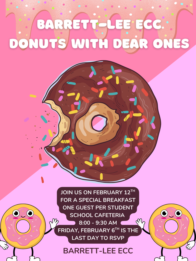 Donuts with Dear Ones Flyer in English