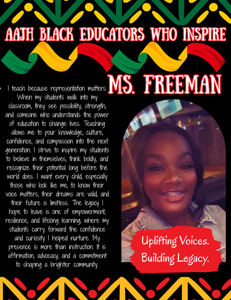 black history month spotlight - ms. freeman