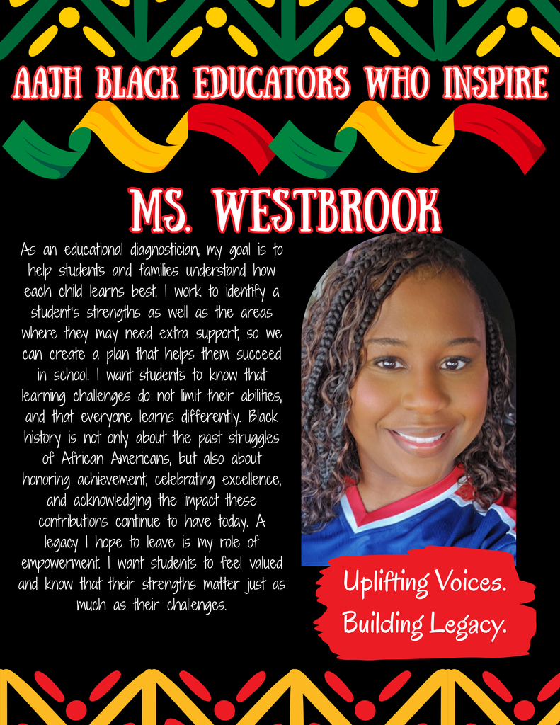 black history month spotlight - ms. westbrook