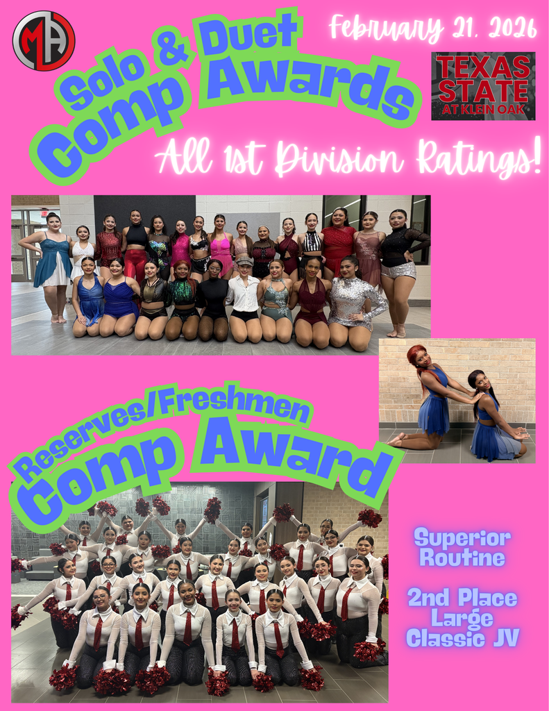 Solo & Duet Comp Awards Feb. 21 2026 pictures of the dance teams