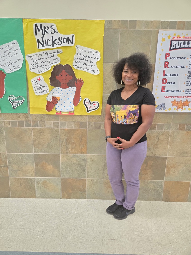 counselor dressed up in college gear