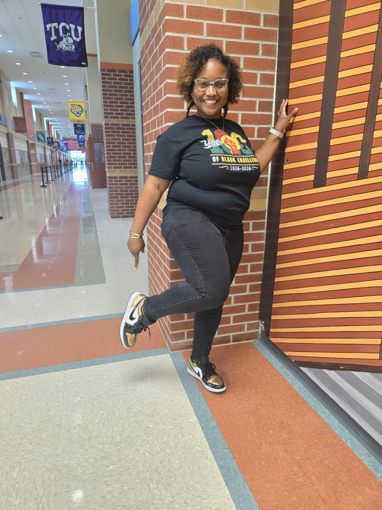 SRGT Brown showing off her Nikes