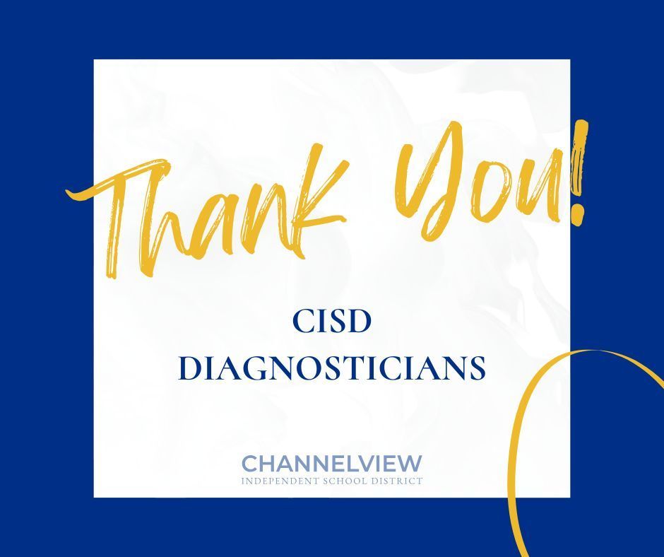 Thank You! CISD Diagnosticians graphic