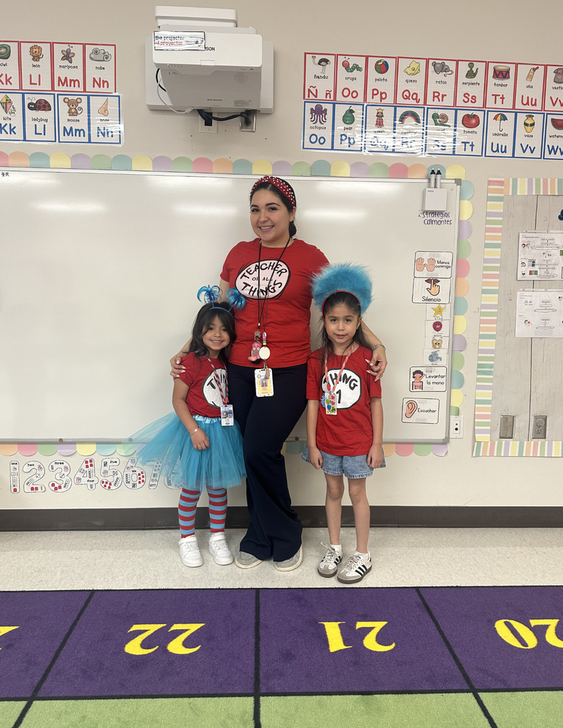 Students dressed up as Dr Seuss characters for Dr Seuss Week