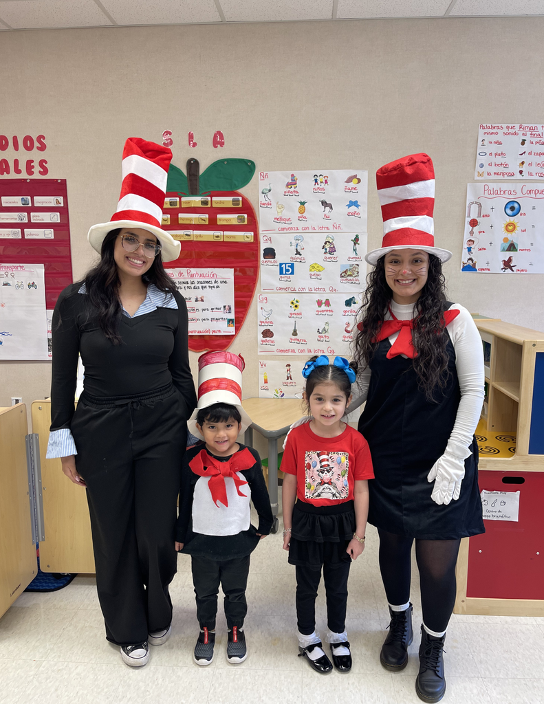 Students dressed up as Dr Seuss characters for Dr Seuss Week