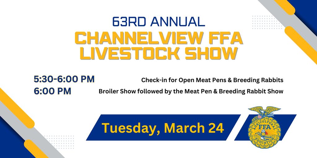 Channelview FFA Schedule for March 24
