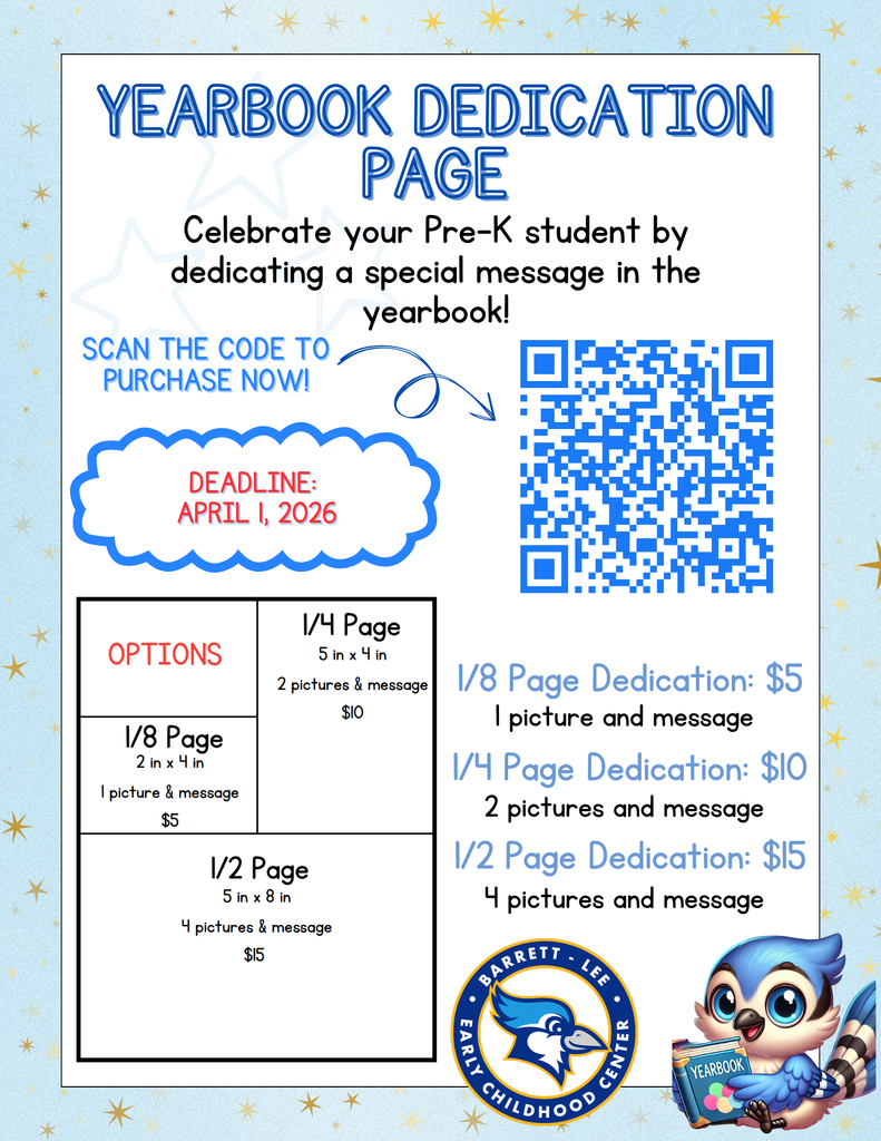 Dedication Page Flyer for the Yearbook in English