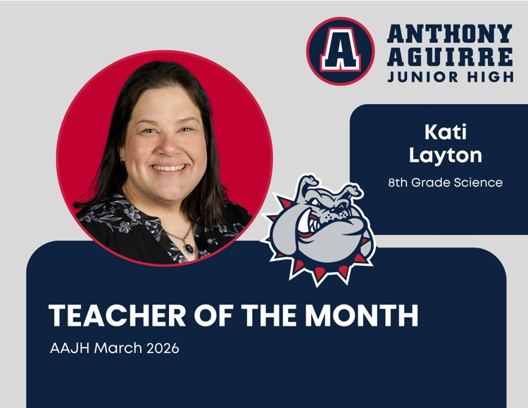teacher of the month flyer - Kati Layton