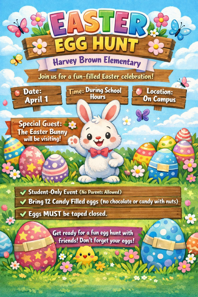 Easter egg hunt flyer 