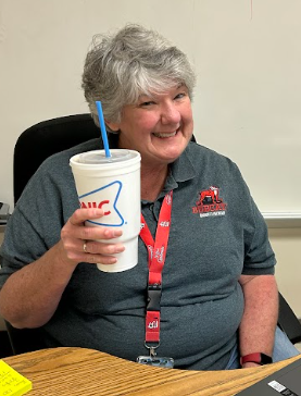 Teachers enjoying Sonic drink for going the extra mile.
