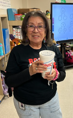 Teachers enjoying Sonic drink for going the extra mile.