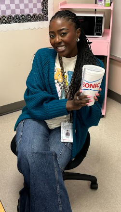 Teachers enjoying Sonic drink for going the extra mile.