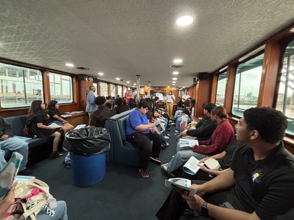 The Voice and Superintendent at a boat tour