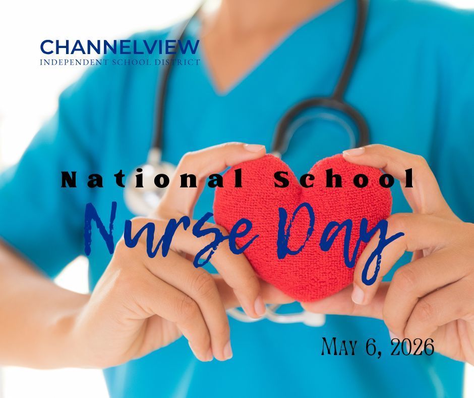 Nurse holding a paper heart celebrating National School Nurse Day.