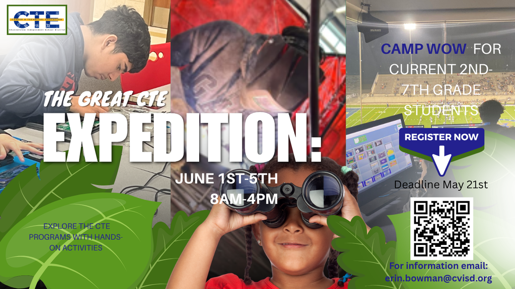 The Great CTE Expedition_ Camp WOW information
