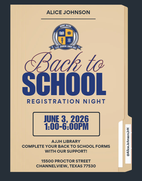 Back to School Registration Night- English 