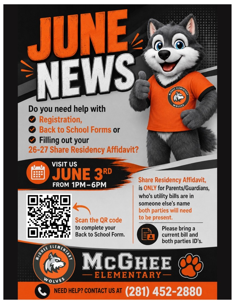 back to school registration flyer QR code 