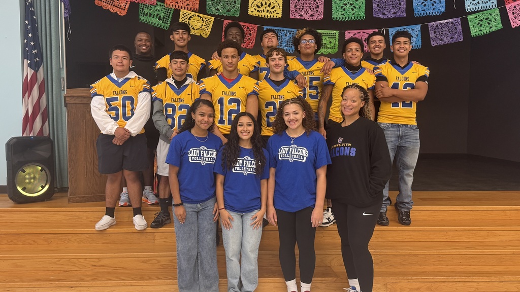 Falcon Football and Volleyball with Coach Tutt & Coach Johnson