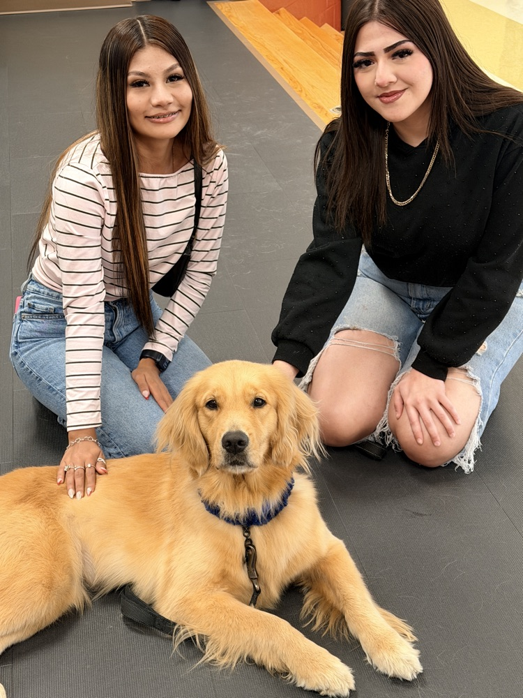 kids with dog