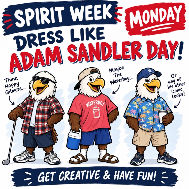 eagles dressed like Adam Sandler