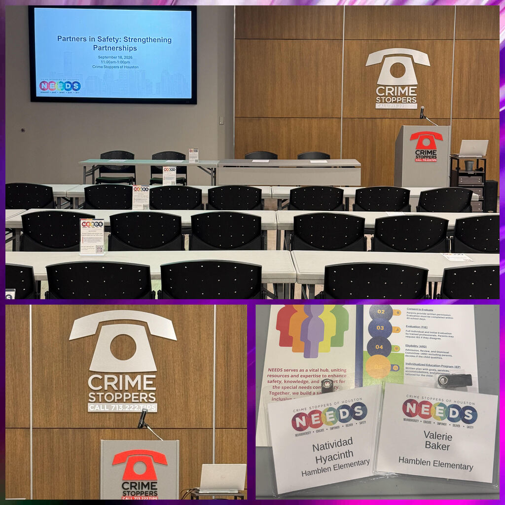 🦅💜 Hawk Counselors @ Crime Stoppers!