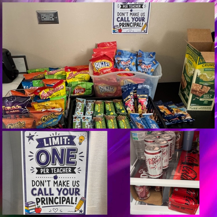 Snacks provided by Hawk PTO