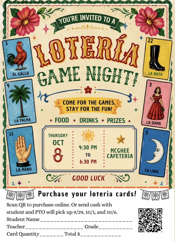 lotería night flyer