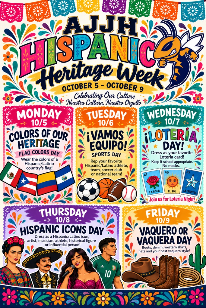 π AJJH Hispanic Heritage Week is here! π