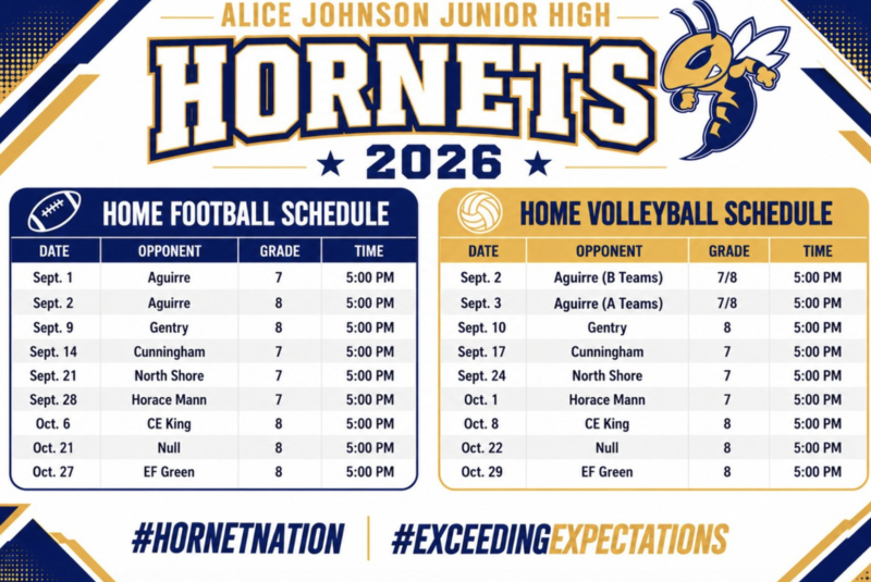 Athletic Schedules