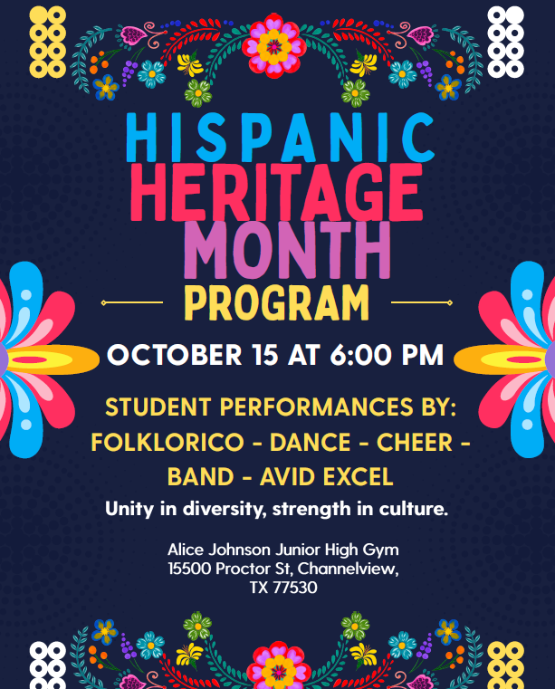 Hispanic Heritage- English Flyer