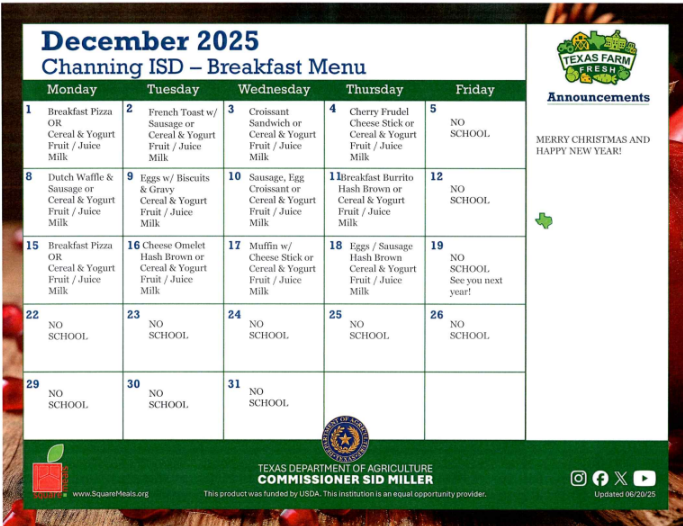 2025 December Breakfast