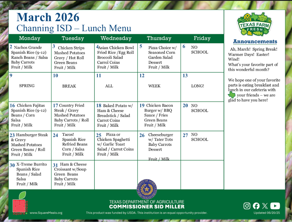 2026 March Lunch