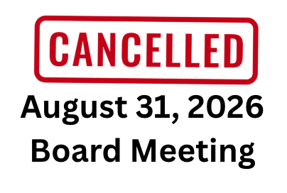 board meeting cancelled