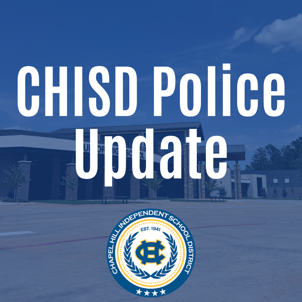 CHISD Police Update graphic