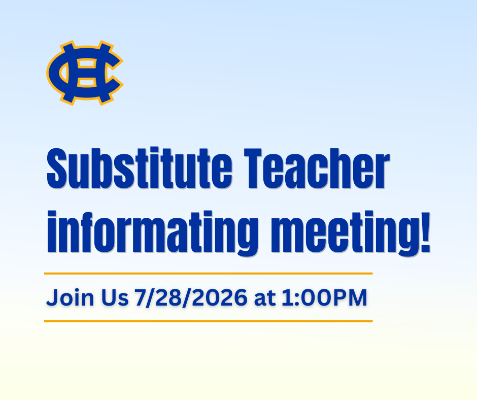 📢 Reminder! 📢 Our Substitute Teacher Informational Meeting is almost here! 🗓 Date: Tuesday, July 28, 2026 🕐 Time: 1:00 PM 📍Location: Central Office 11134 CR 2249 Tyler, Tx 75707 If you're interested in becoming a substitute teacher or want to learn more about the opportunity, we encourage you to attend. We look forward to seeing you there! 💙💛 #SubstituteTeachers #NowHiring #JoinOurTeam