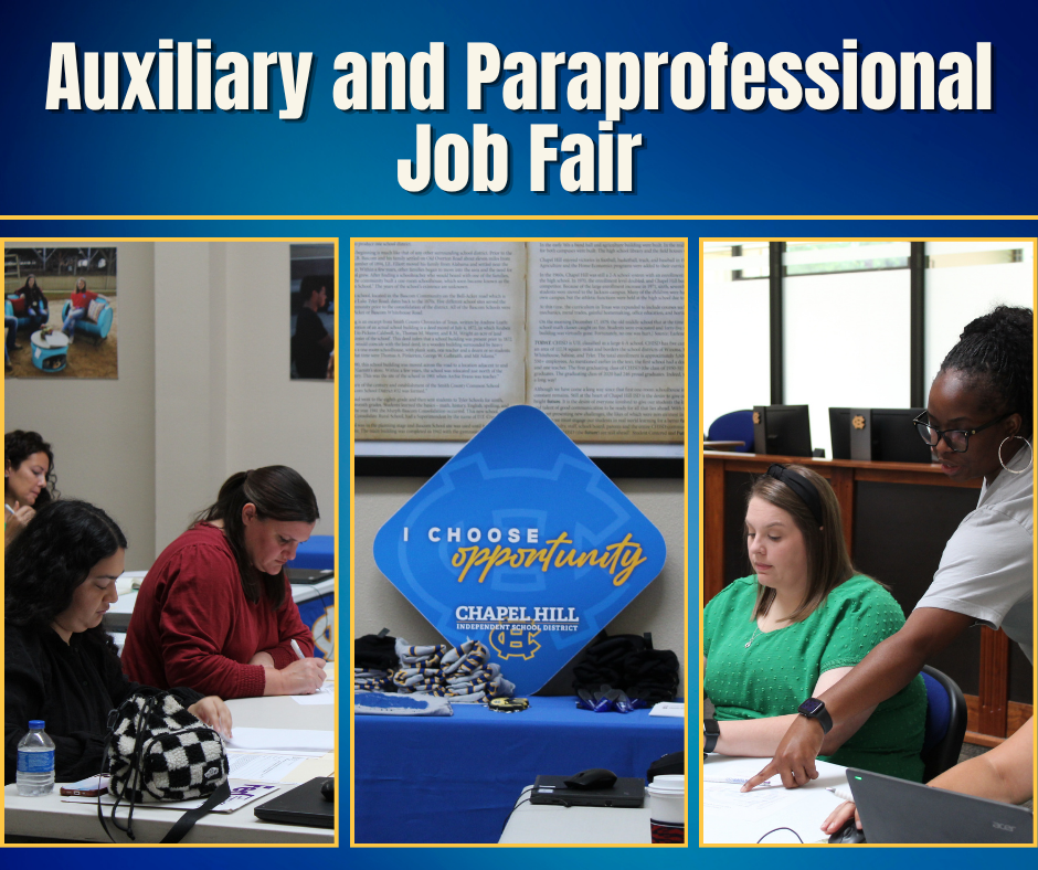 Our Auxiliary & Paraprofessional Job Fair is here!