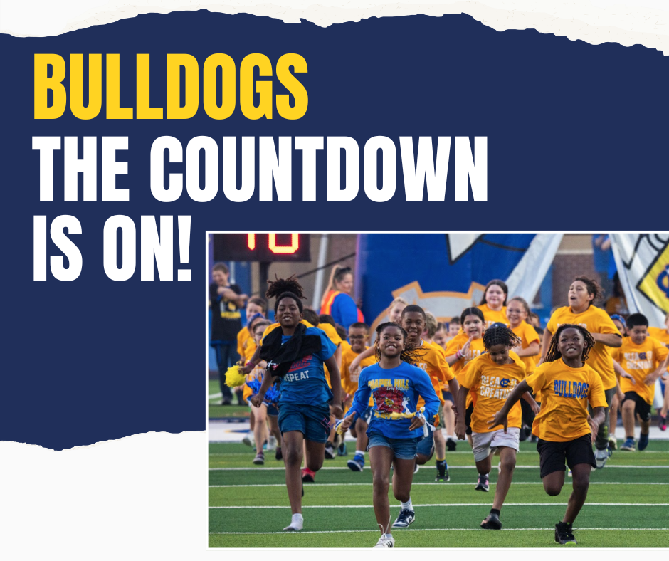 🎉 New Teacher Orientation kicks off Friday, August 7th. We're ready for an amazing 2026–2027 school year! Whether you're returning or joining us for the first time, we can't wait to see you. 💙🐾  Welcome to the Bulldog family! 🎊